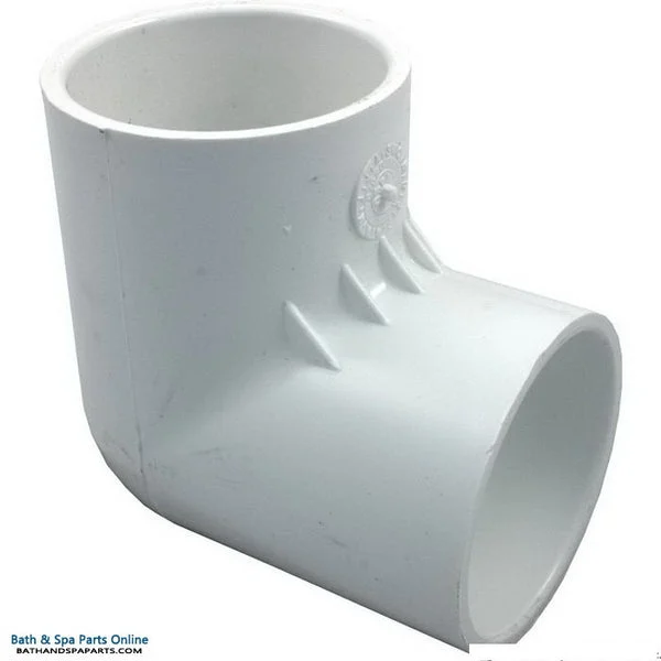 Lasco SCH40 90° PVC Elbow [2.5″ Slip x 2.5″ Slip] (406-025)
