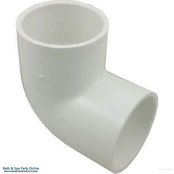 Lasco SCH40 90° PVC Elbow [2″ Slip x 2″ Slip] (406-020)