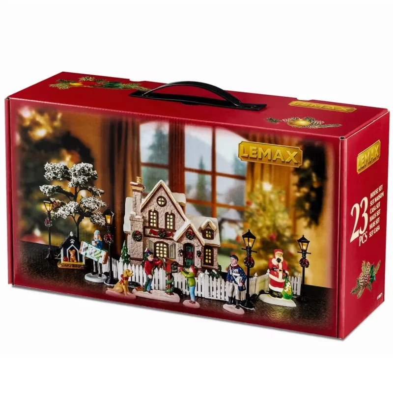 Lemax Caddington Village: White Christmas Set #56671
