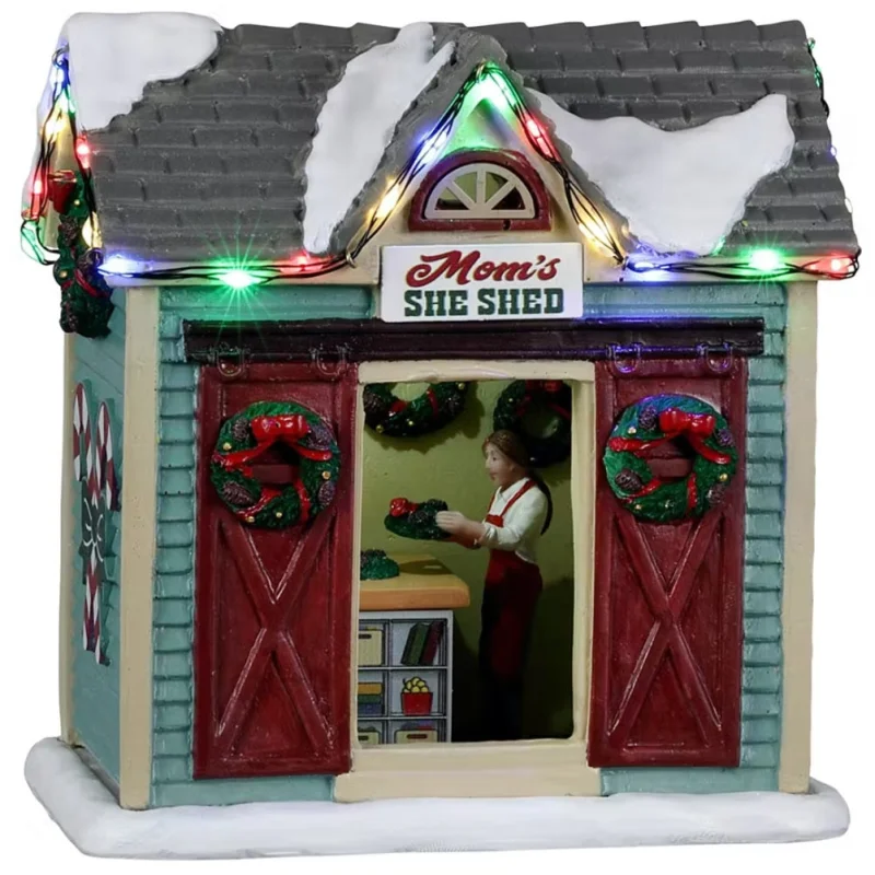 Lemax Harvest Crossing Table Accent: Mom's She Shed #24963