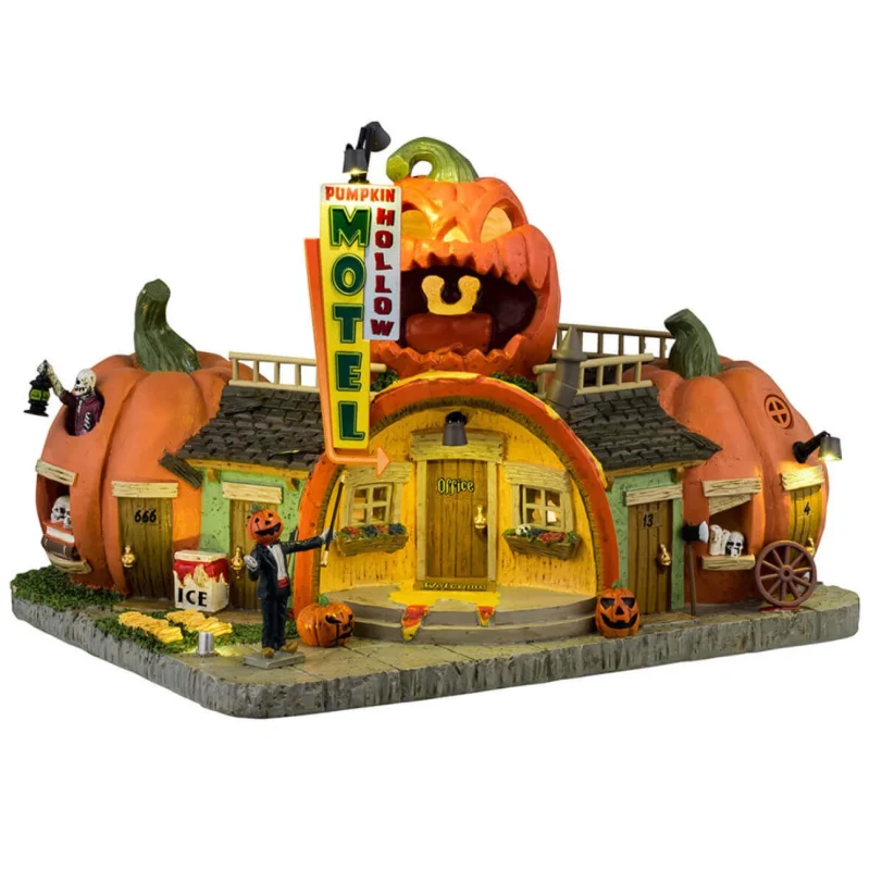 Lemax Spooky Town Pumpkin Hollow Motel #45206