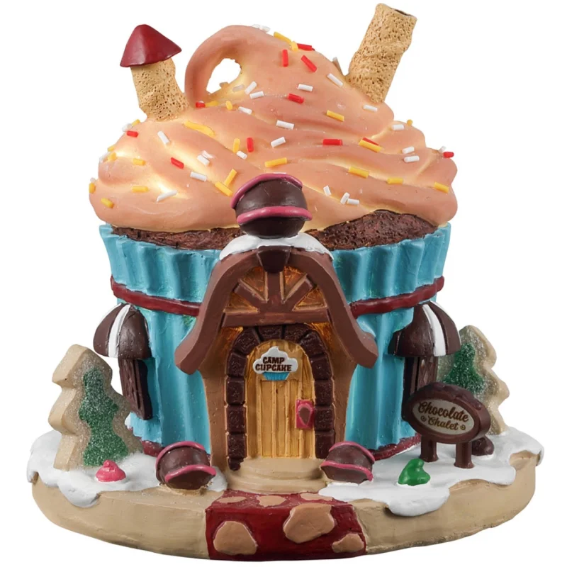 Lemax Sugar N Spice Table Accent: Chocolate Chalet #24961