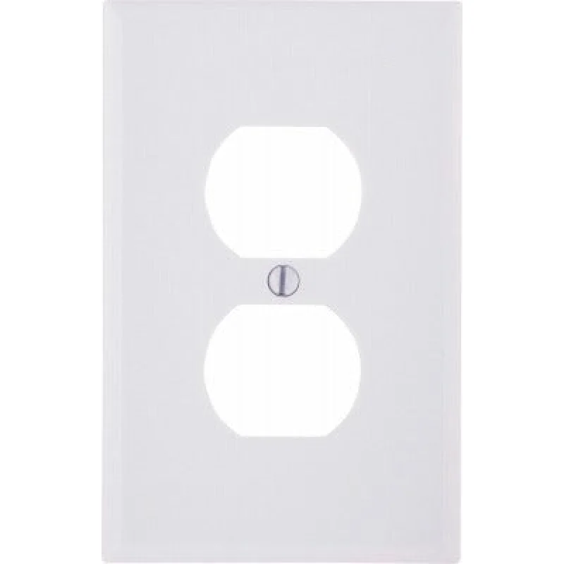 Leviton Mfg Co 021-80503-00W Duplex Wall Plate White 20 Pack