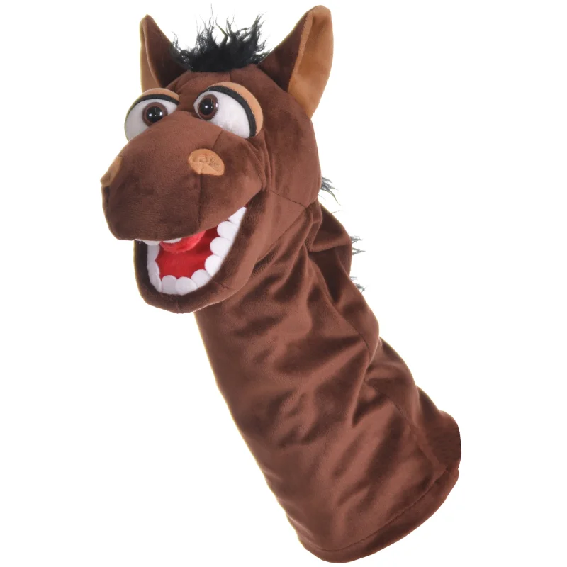 Living Puppets Handmade Dobs The Brown Horse Plush Hand Puppet