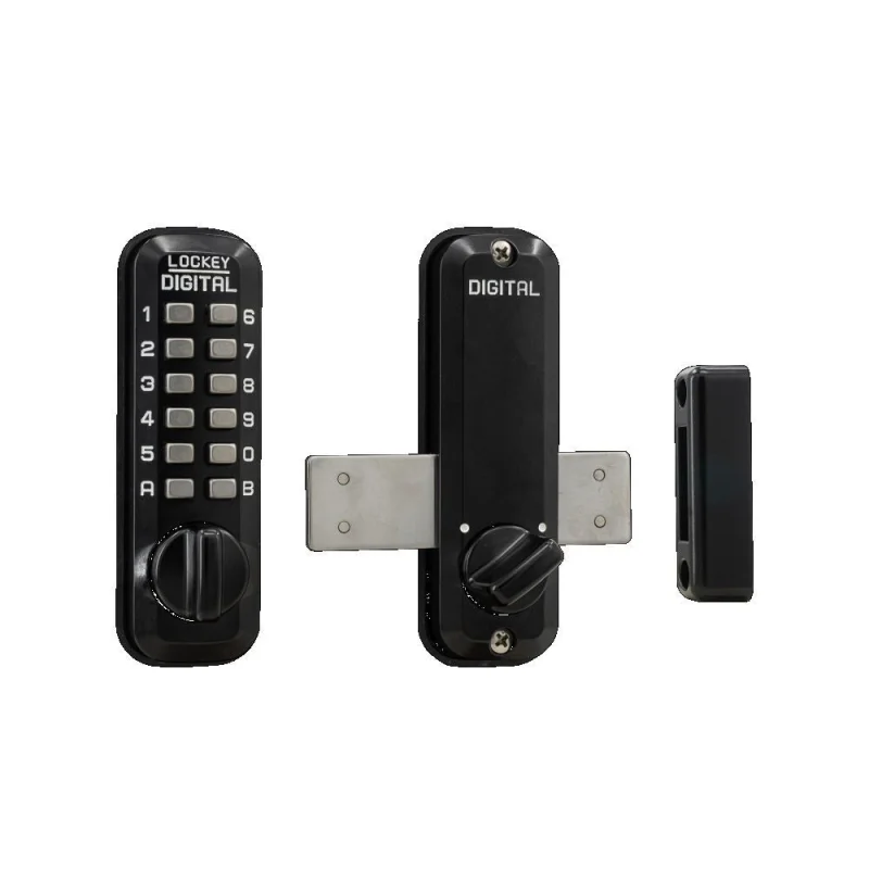 Lockey M220JBMG Keyless Surface Mount Deadbolt Jet Black