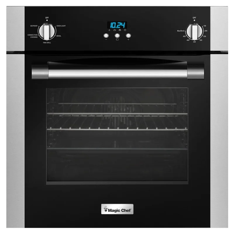 Magic Chef MCSWOE24S 2.2 Cubic Foot Built In Programmable Wall Convection Oven