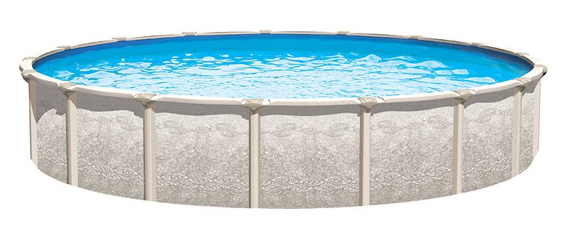 AG INT Magnus 18' Round, 54" Deep Above Ground Pool, with Aluminum Wall
