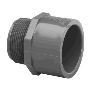 Lasco Schedule 80 Male Adapter 3" Slip x MIPT, 836030