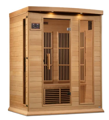 Maxxus 3 Person Near Zero EMF FAR Infrared Sauna MX-K306-01-ZF