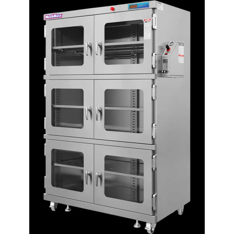 MechMaxx NC1430BSS-6 Desiccator Cabinet 1430L Nitrogen Dry Cabinet 1-60% RH Low Humidity Storage 304 Stainless Steel New