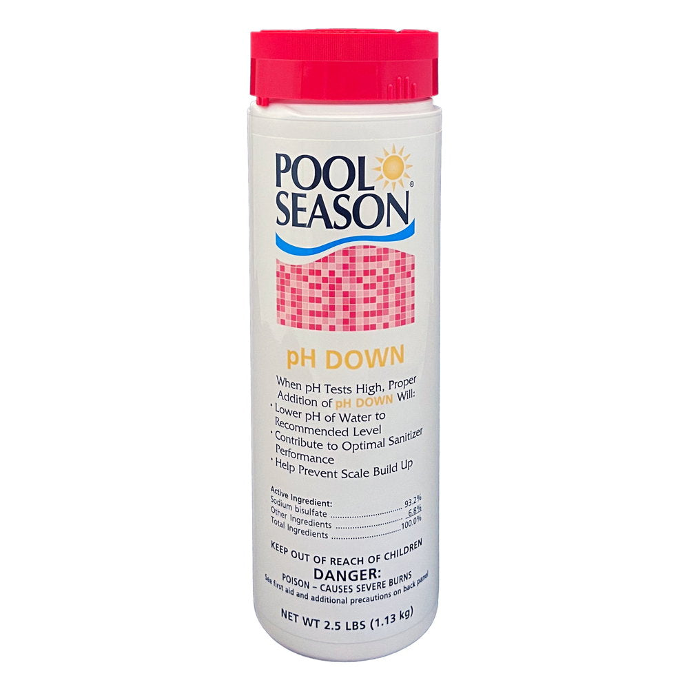 Pool Season pH Down - 2.5 Lb. Jar