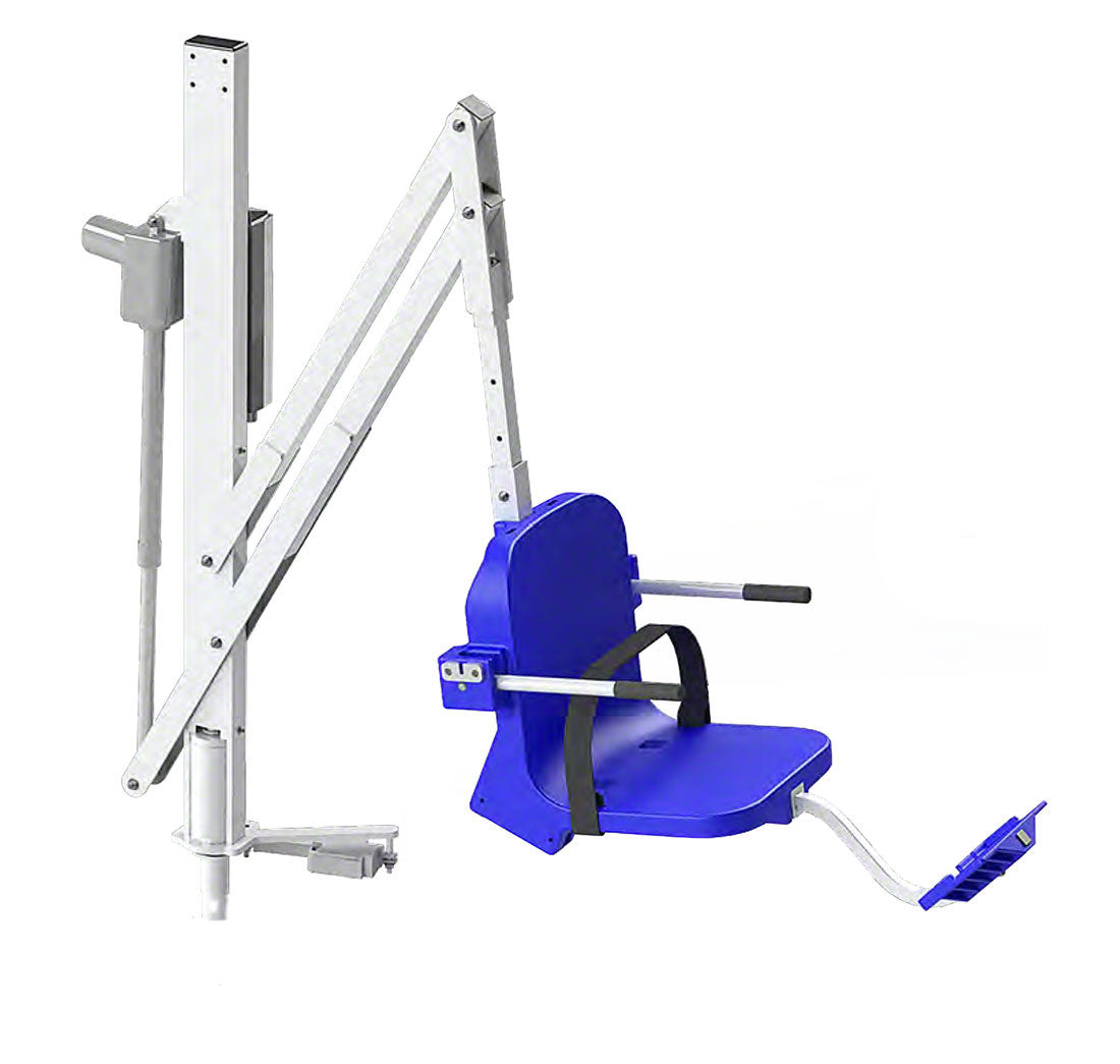 AquaTram 90 Plus Pool Lift Without Round Post Anchor - 400 Pound Capacity
