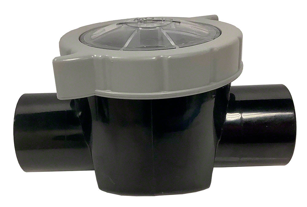 Serviceable Thread-On Check Valve 1-1/2 Inch Socket x 2 Inch Spigot - Black - 1/4 Lbs.