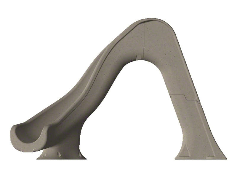 Tidal Wave Water Slide Left Turn - 7 Feet - Sandstone