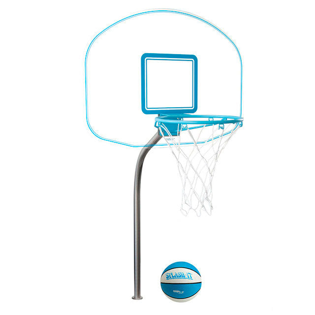 Clear Hoop Jr. Pool Basketball Game for 1.90 Inch Anchor - Not Included