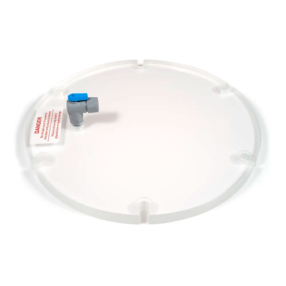 Strainer SW/RSW Clear Acrylic Cover - Side Vent - 12 Inch Strainers - 2009-2015
