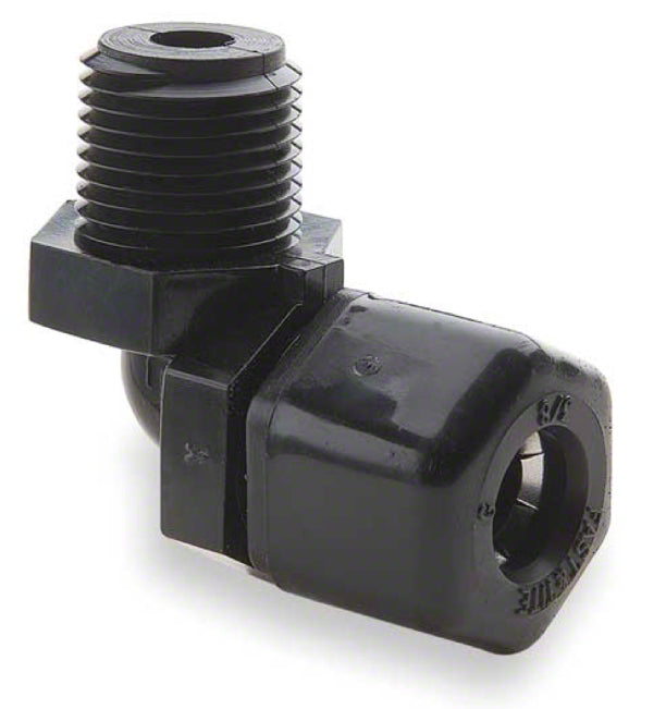 Male Elbow 3/8 O.D. x 3/8 Inch NPT - Fast and Tite