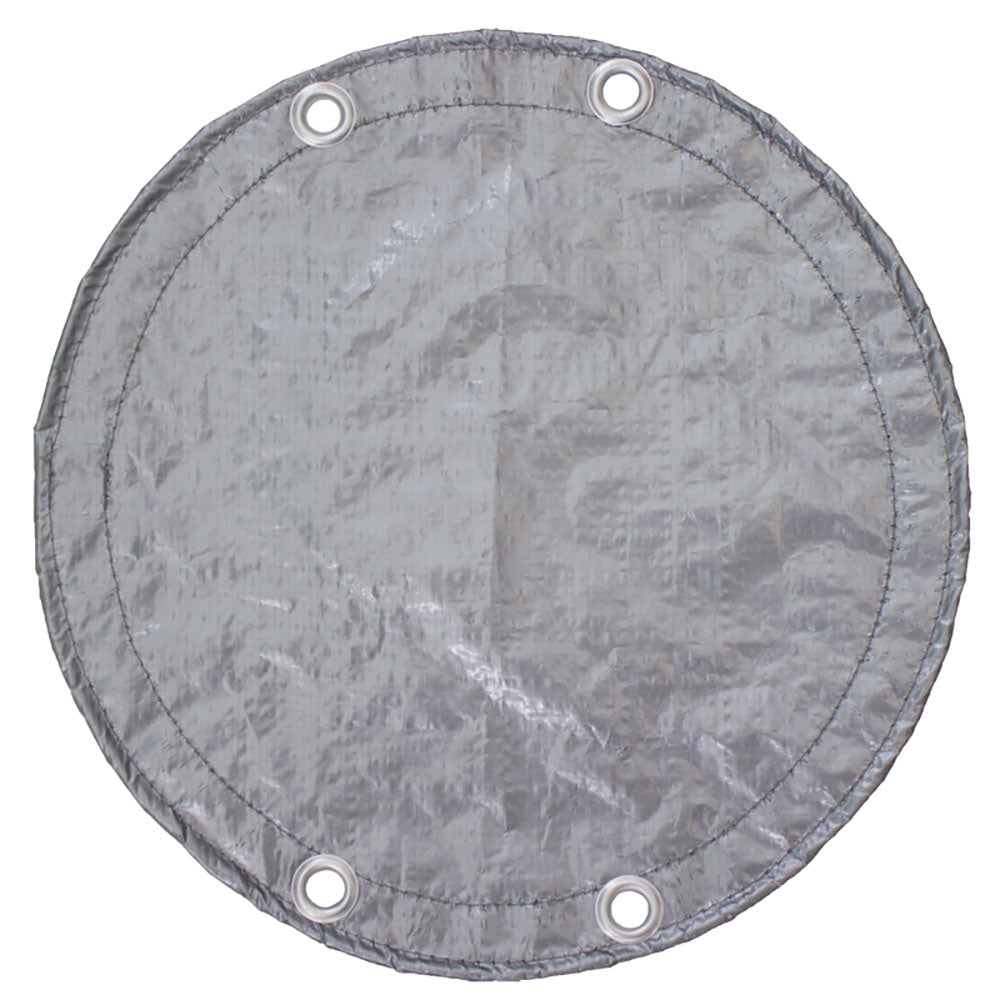 PoolStyle Silver/Black 30 Foot Round Aboveground Pool Winter Cover