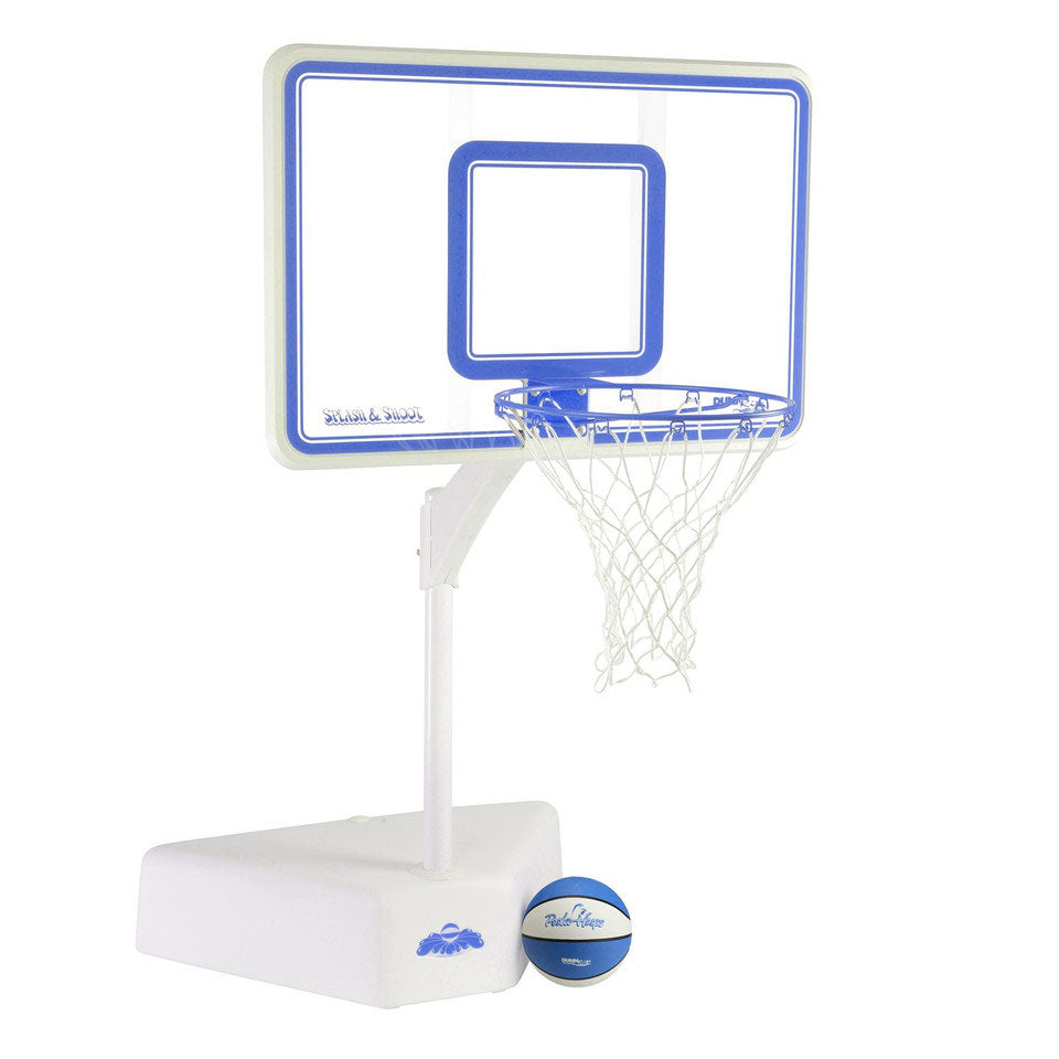 Splash and Shoot Clear Pool Basketball Game - Blue