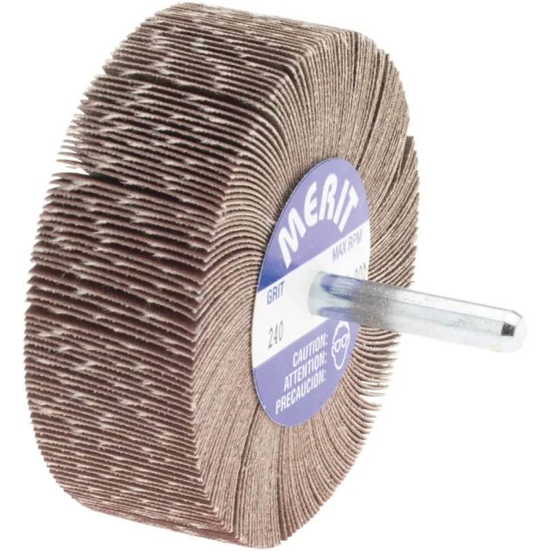 Merit Abrasives 08834135339 Mounted Flap Wheel 240 Grit