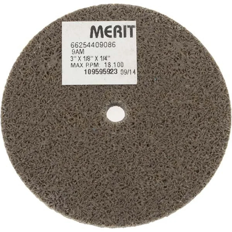 Merit Abrasives 66254409086 Deburring Wheel Aluminum Oxide