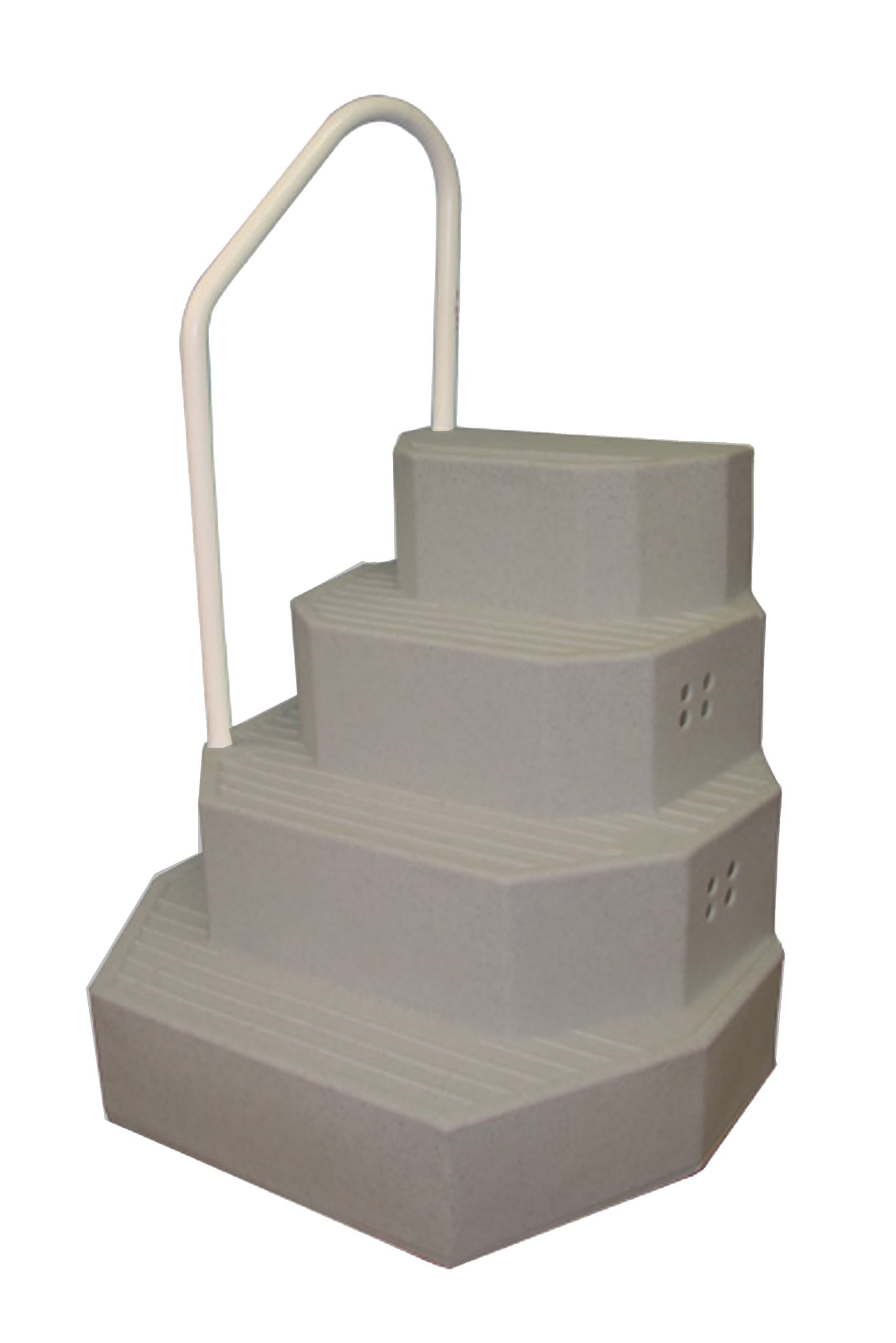 Merlin Industries Aqua Staircase, King Staircase for Above Ground Pools,Gray Granite