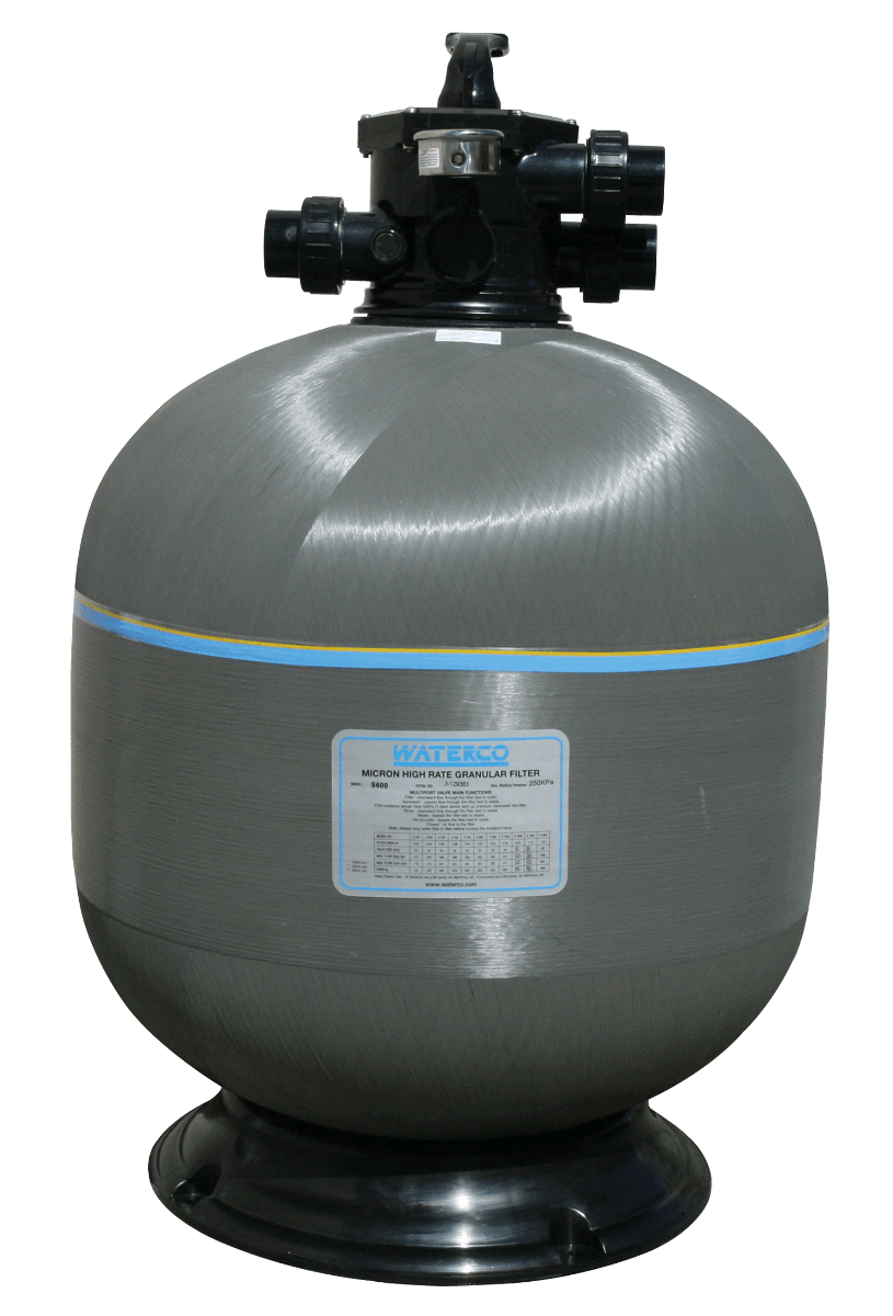 36" Micron Top Mount Filter with 2" Valve
