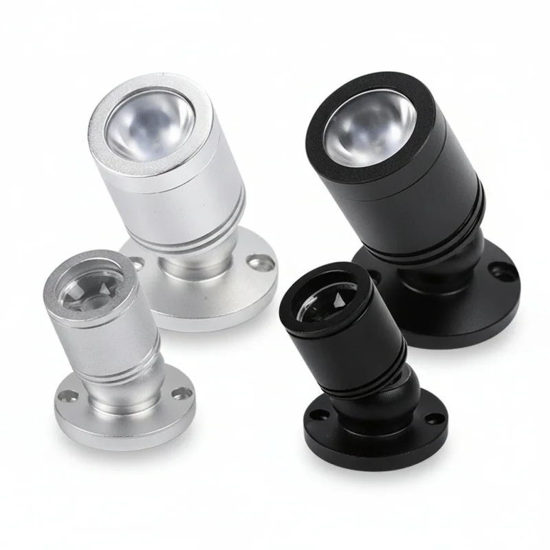 Mini LED Spotlight | USB Accent Light with Focused Beam for Display Areas Black
