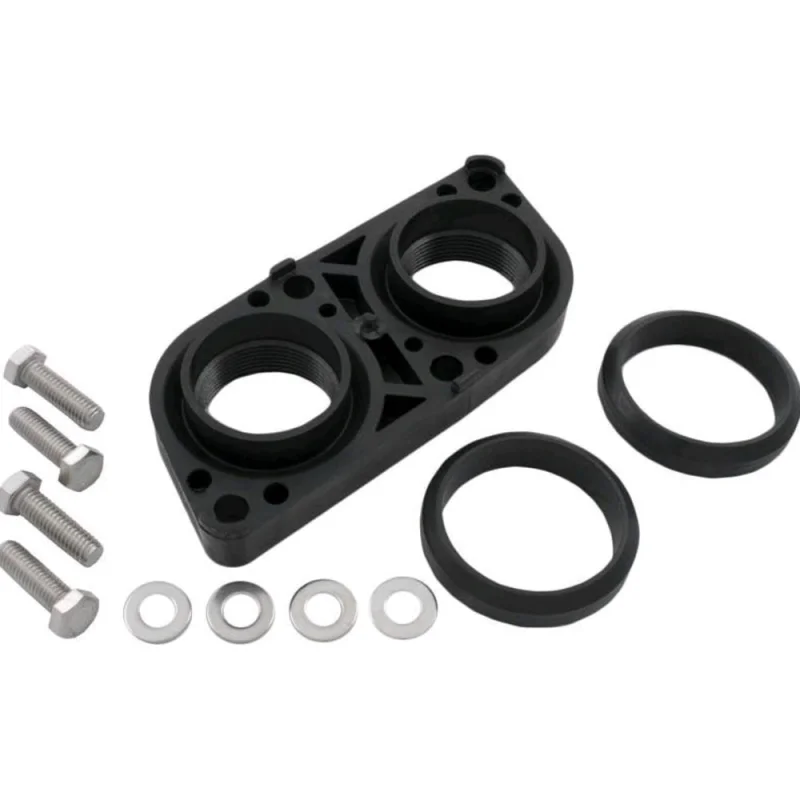 MiniMax Heater Quick Flange II Kit | Pentair | Not Available | 1 1/2 Inch Threaded | Brass Leak Seal
