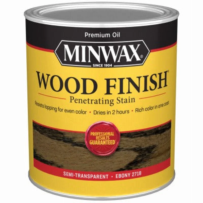 Minwax 70013 Ebony Wood Finish Stain 1 Quart