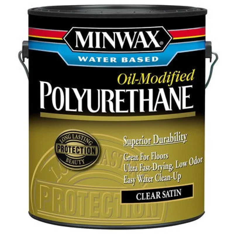 Minwax 71033 Water Based Oil Modified Polyurethane Satin 1 Gal