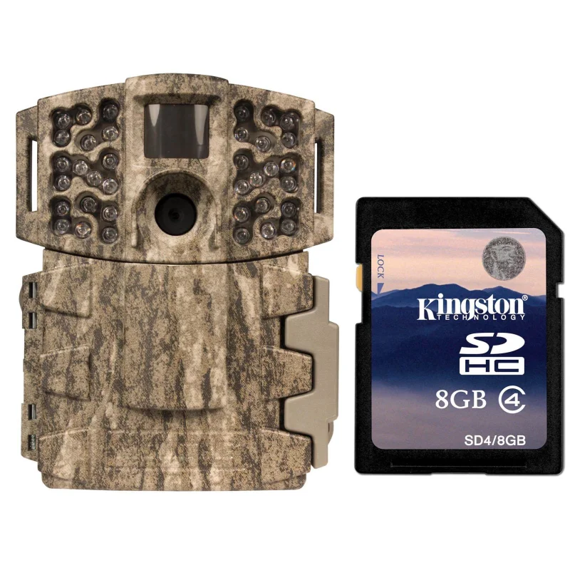 Moultrie No Glow Invisible 14MP Mini 888i Infrared Trail Game Camera w/ SD Card