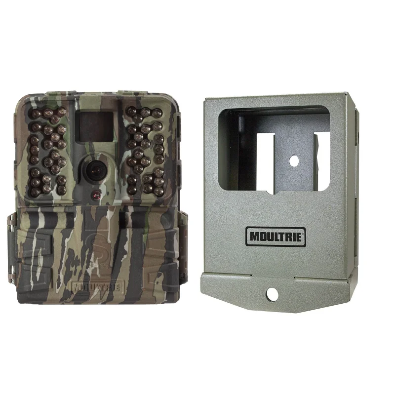 Moultrie S-50i 20MP 80' FHD Infrared Game Camera + S Series Security Case Box