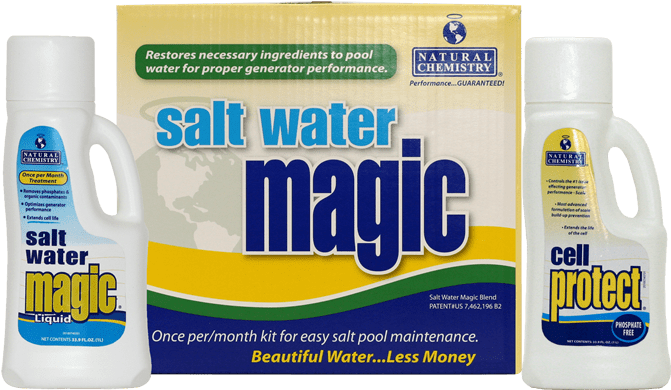Natural Chemistry Salt Water Magic Monthly Maintenance Kit