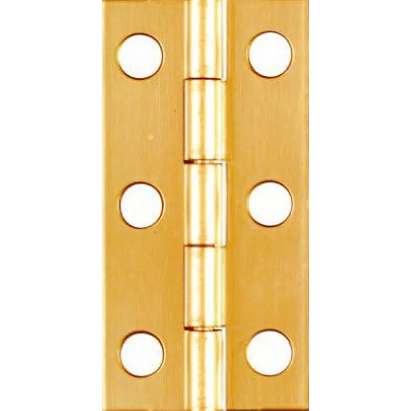 National Mfg N211-235 Solid Brass Narrow Hinge 2x1 in 2 Pack