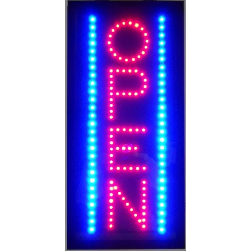 Neonetics Open Vertical LED Sign