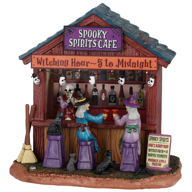 NEW 2026 Lemax Spooky Town Spooky Spirits Cafe #63801