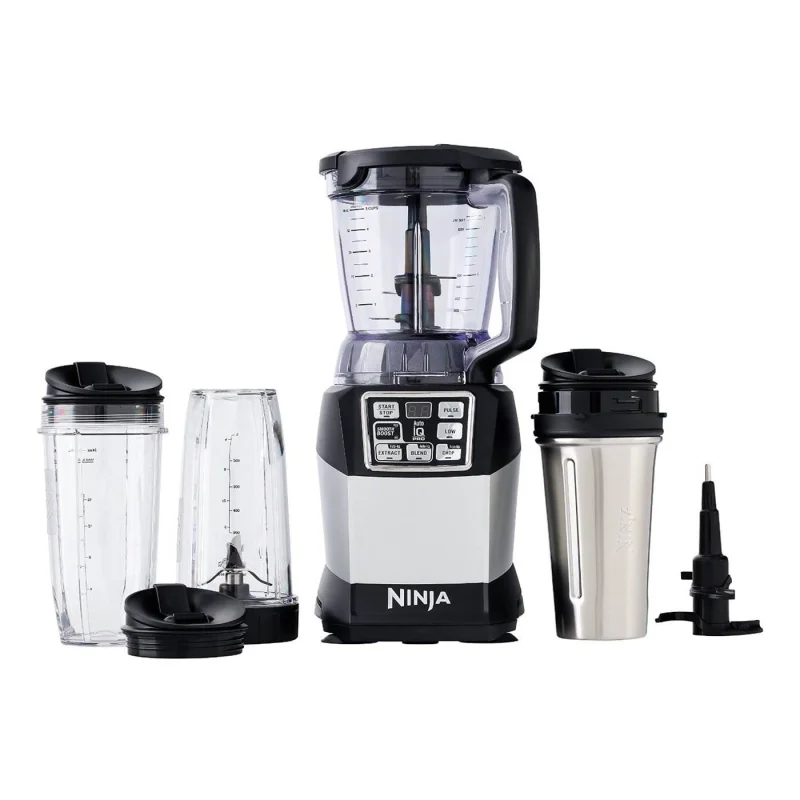 Ninja BL492 Auto-IQ Nutri Ninja 40 Ounce Smooth Boost Compact Blender System