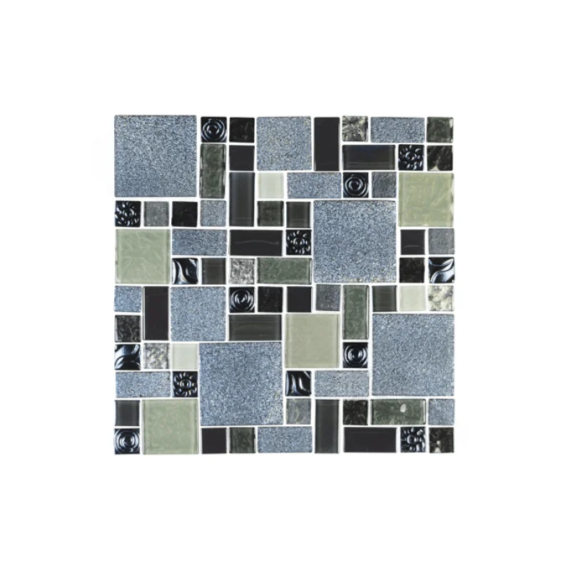 NPT Soleil Tile Silver Mosaic SOL-ISIS
