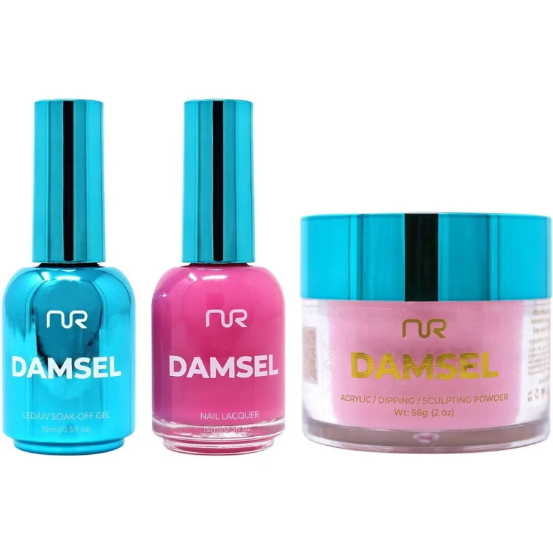NuRevolution Lavish 4-in-1 - LED/UV Soak Off Gel Polish 0.5 oz. + Nail Lacquer 0.5 oz. + Acrylic - Dipping - Sculpting Powder 2 oz. - #LMS13 Blossom Season