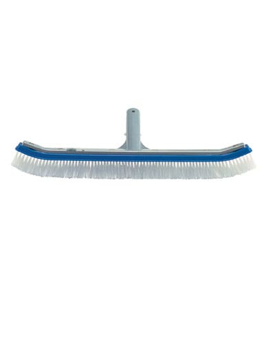 Ocean Blue 18" Nylon Curved Wall Brush Aluminum Back