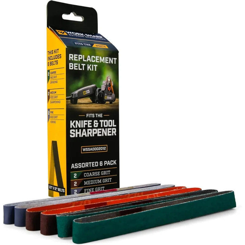 Official Work Sharp Knife & Tool Sharpener Assorted Replacement Belt Kit