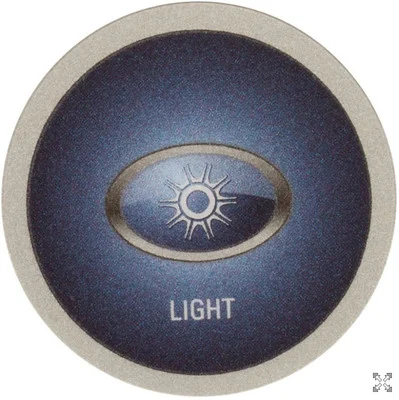 One Button Light Button Overlay 40108 AX10 Balboa
