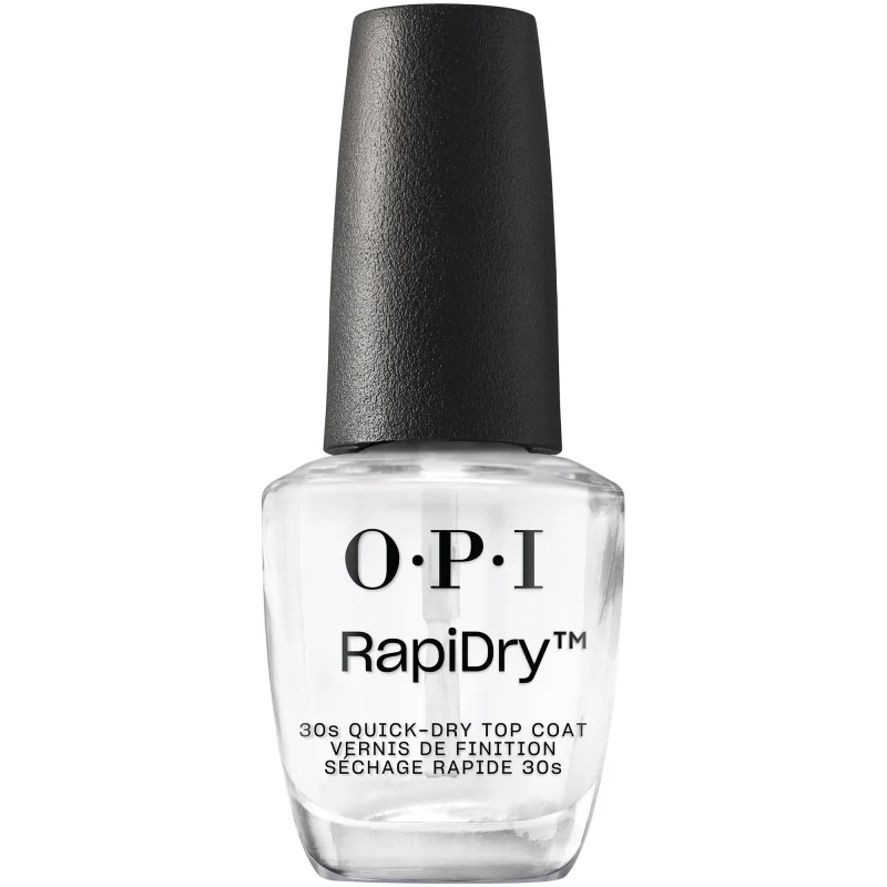 OPI RapiDry Nail Polish Top Coat | Quick Drying Top Coat | Quick Dry, High Shine & Glossy, Protects Nails