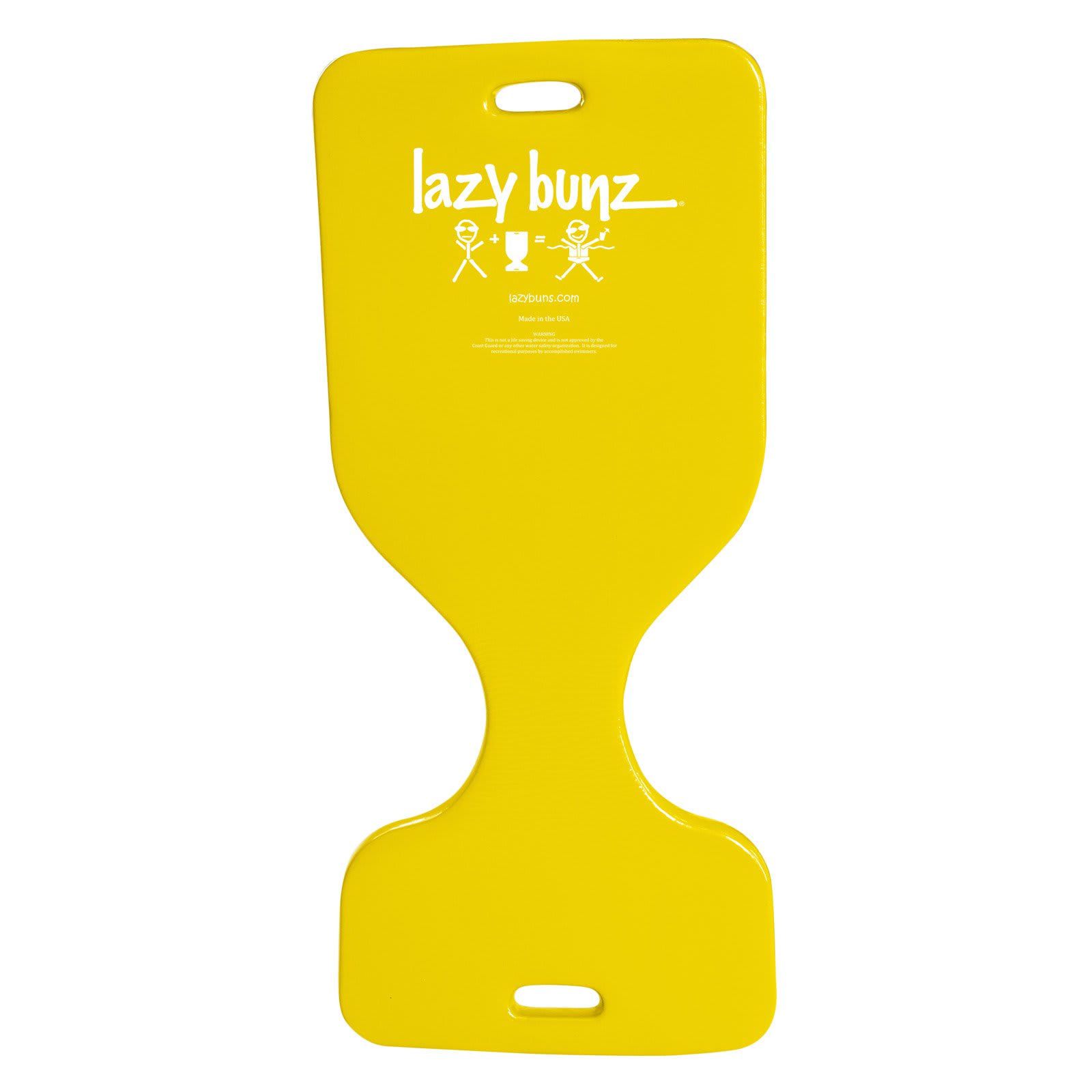 Lazy Bunz Pool Saddle - Bright Yellow