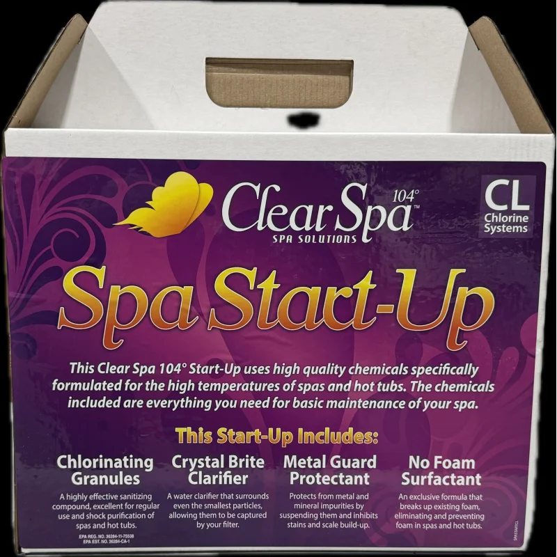 Oreq Clear Spa 104 Start Kit, Chlorine | SPASTARTCH
