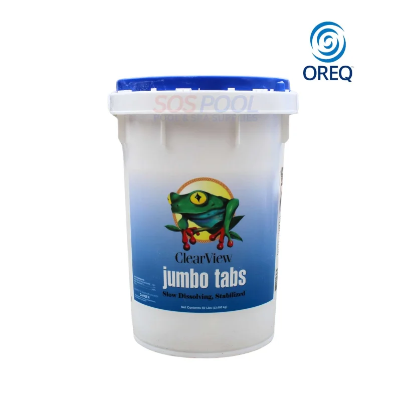 Oreq ClearView 3 Chlorine Tablets | 50 lbs. | 99% TriChlor | CVTL050U | TAB50