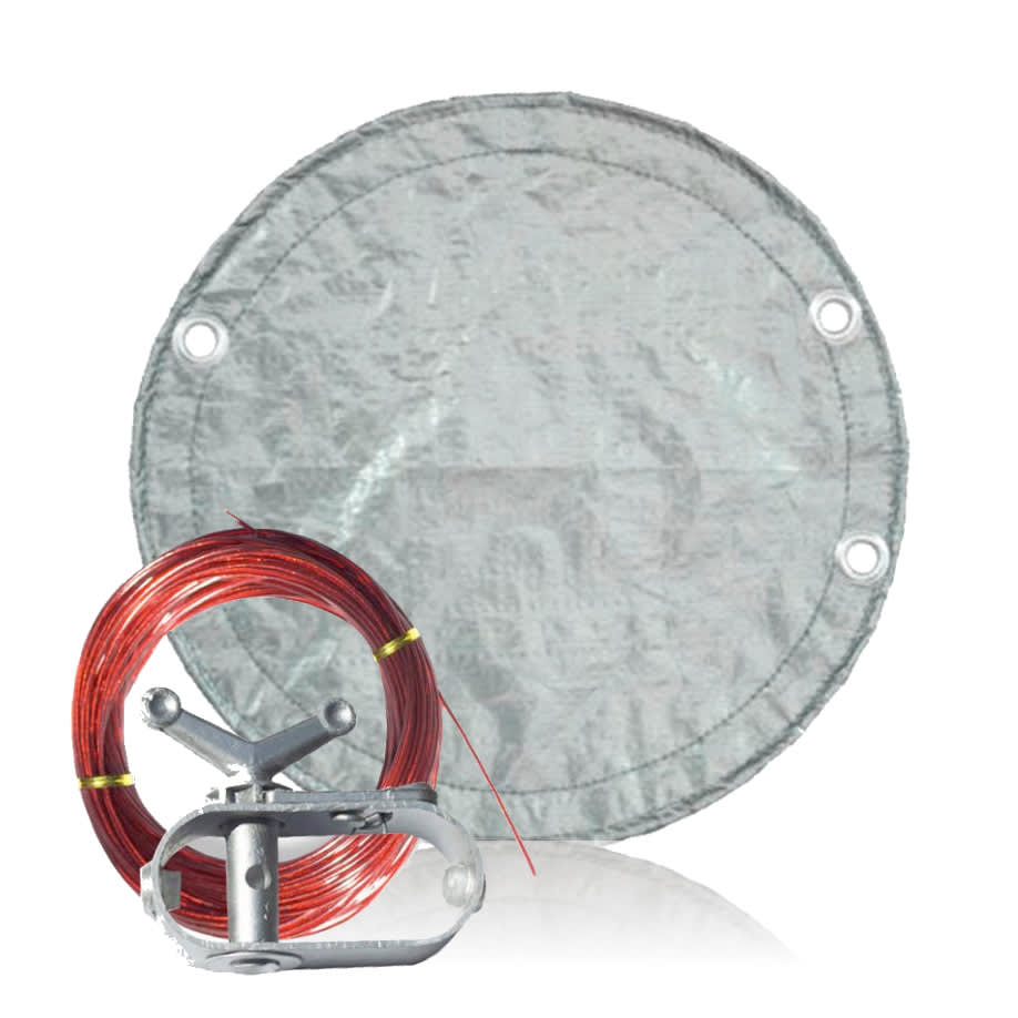 GPC 15'x24' Solid, Oval Winter Cover, 15 Year King Warranty