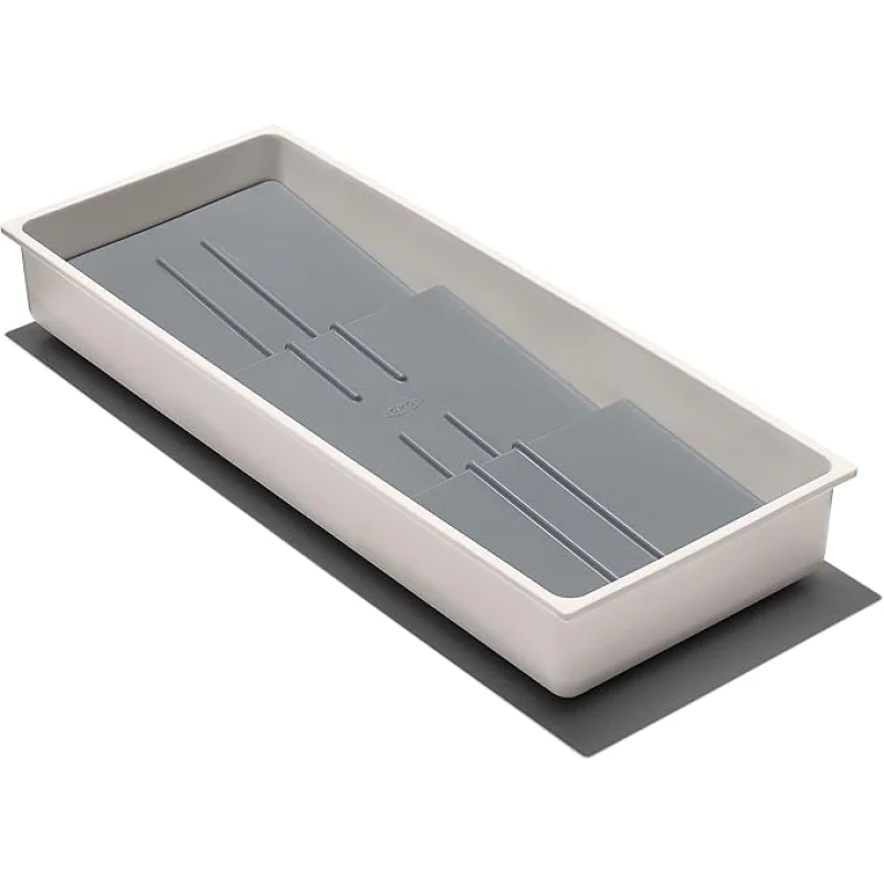 OXO Good Grips Kitchen, Compact Spice Drawer Organizer, White