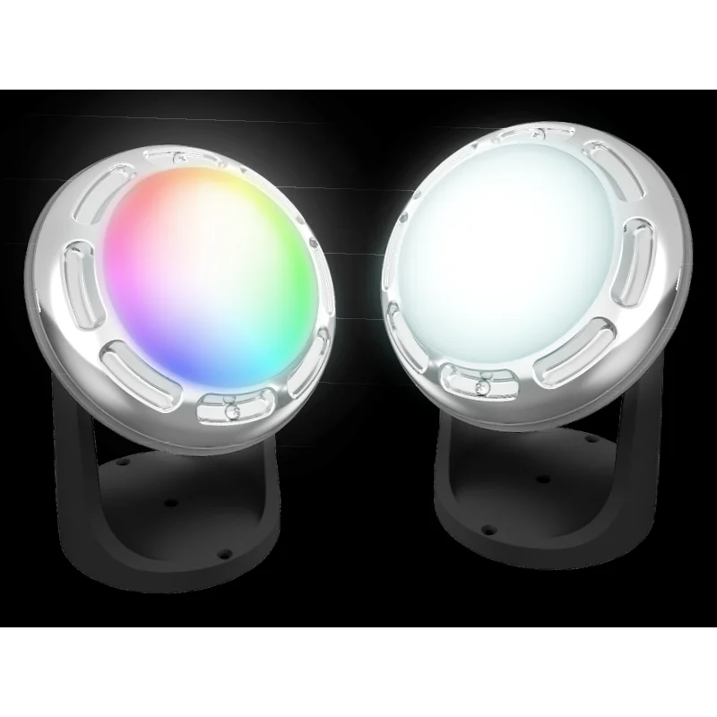 Pal Multi-Color Fountain Light w/ 150ft. Cable || 45-PAL-GL9-RGB-F-7-150